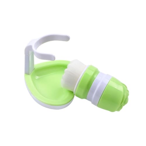 PartyKindom Highly Skin Friendly Portable Facial Brush Double-Head Face Cleansing Brush Tool for Deep Cleaning