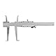 Maizoon Messschieber, 9–150 mm, doppelte Innenrille, Instrumenten-Lineal, Karbonstahl, Messwerkzeug für Heimwerker/Holzbearbeitung/Metallbearbeitung/Sanitär-Modellbau, NE03