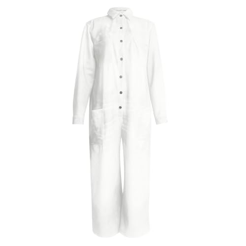 Mono vaquero de cuerpo entero holgado con capucha estilo vintage 4
