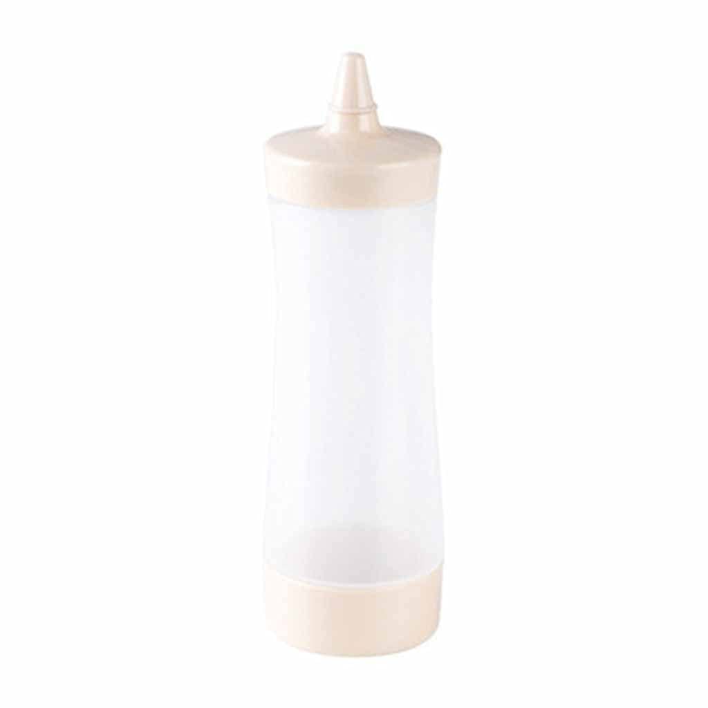 IANSHFKN Squeeze Bottle Kitchen Accessories Gravy Boat Plastic Sauce Vinegar Oil Ketchup Cruet Condiment Dispenser