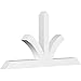 Ekena Millwork GBP060X30X0404RIC00 Richland Architectural Grade PVC Gable Brackets 60"W x 30"H x 4"D x 4"F, 12/12 Pitch