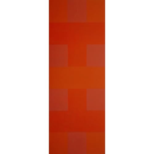 Peinture abstraite rouge Ad Reinhardt grande impression sur toile 101x127