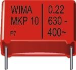 MKP1J032205F00JYSD 0.22 UF, 2 PIN, 26.5 X 8.5 X 18.5 MM, 400 VAC, 5%, 630 VDC, Capacitor, Film, MKP 10 Series, Radial