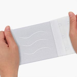 Image of Women's Bra Extenders 4 Hook / 3 Hook / 5 Hook / 2 Hook Soft Comfortable Stretchy Bra Extension Strap