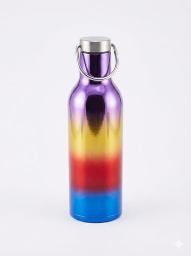 Bouteille d'eau acier inoxydable hermétique gourde anti-fuite 500ml