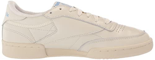 Reebok Women's Club C Sneaker, Chalk/Alabaster/Sky Blue, 8 #TOP5