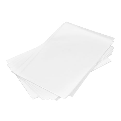 Papel Vegetal Semitransparente para Projetos de Arte, 250 Folhas, Ideal para Esboços e Desenhos (A5)