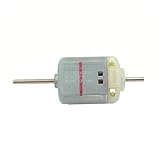 LDHNFBYV Mini Moteur à Double Arbre 130 CC 6 V, 12 V, 18 V, 24 V, 16700 TR/Min, Moteur à Arbre Long