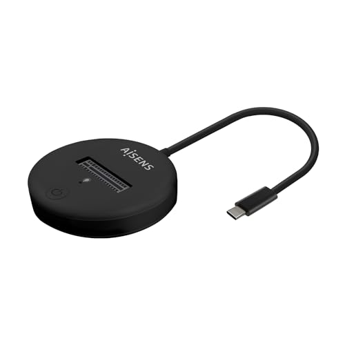 Dock M.2 NVMe SATA AISENS ASUC-M2D013-BK pour récupérer les données d'un ordinateur en panne via USB-C
