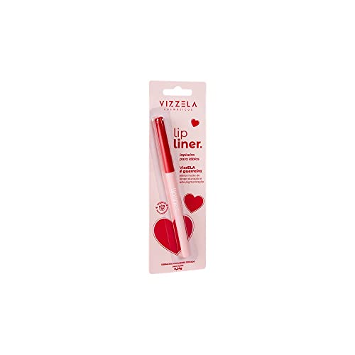 Lapiseira Contorno Labial Vizzela Lip Liner Vegana Macia (Cor 04 - Guerreira)