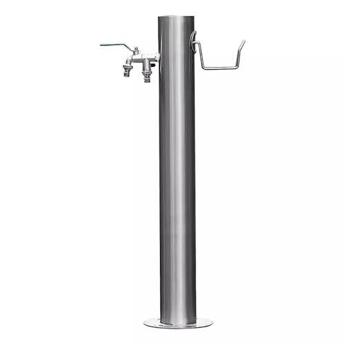 OOMRNV Fuente De Jardín Exterior con Grifo para Riego Y Riego, con Grifo De Suelo,One Color-33.8in/86cm