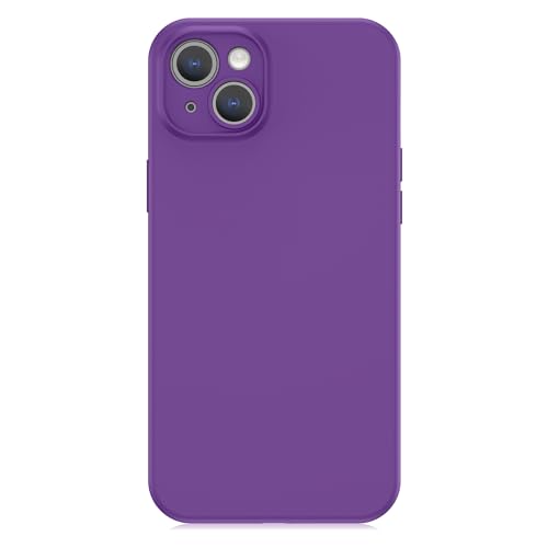 Coque iPhone 15 Plus en velours Avana couleur lavande et violet