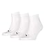 Produktbild PUMA Plain 3P Quarter Socke, Weiß (White), 47-49