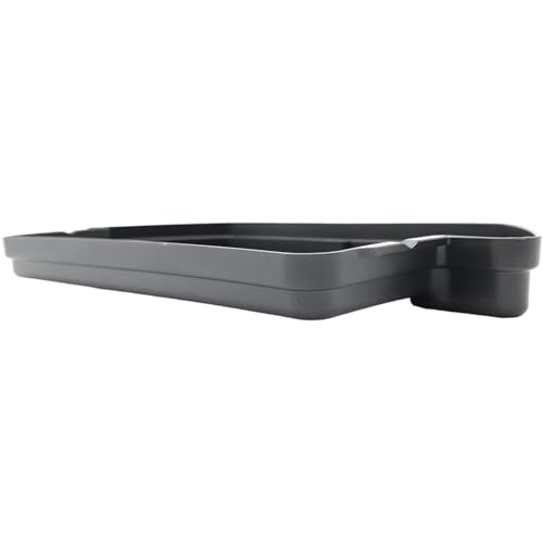 NaschLager Auffangschale kompatibel mit Tefal OptiGrill GC705D GC702D GC718D GC714D GC730D – Ersatzteil TS-01039270 – Tropfschale aus Kunststoff – schwarz – spülmaschinengeeignet
