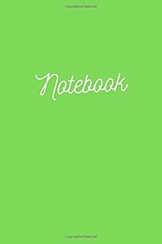 Notebook Green - Blank, Unlined, Plain : Notebook, Scratch and Sketch Book, Journal, Drawing, Writing (100 Pages, 6 X 9 )