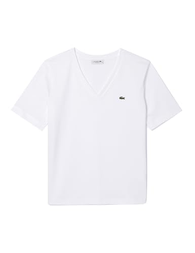 Lacoste-Tee-Shirt femme-TF7300-00, Blanc, 36