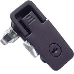 Southco 62-42-351-2 Compression Latch, Lift & Turn, Medium Size, Zinc Alloy, Powder Coat, Black