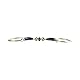 AK Sweat Iron Eggbut Double Jointed Lozenge with Cooper Roller Horse Riding Bits AKRS-2602 (Blau/Silber, 6.00’’)