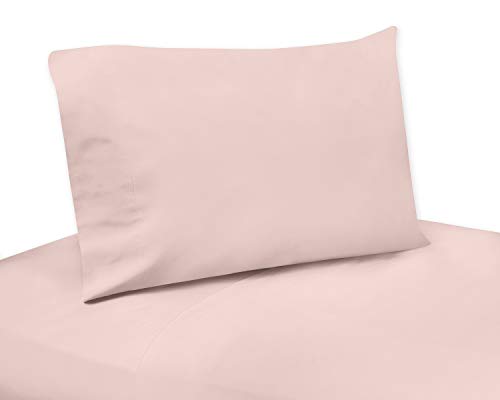 Image of Sweet Jojo Designs Blush Pink, Mint Green and White Boho Watercolor Woodland Deer Floral Girl Toddler Kid Childrens Bedding Set - 5 Pieces Comforter, Sham and Sheets