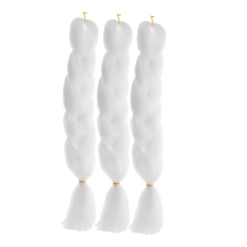 Extensions de cheveux de pré-étirés lot de 3 pour tressage rapide sans douleur