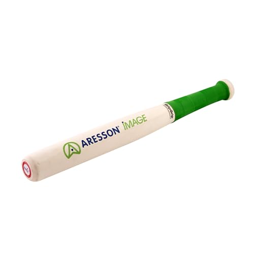 Batte de rounders Aresson Image de sport extérieur verte et crème
