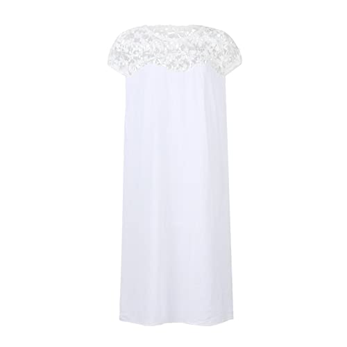 OIOLOYJM Plus Size Summer Dresses for Women 2025 Plus Size Dresses for Curvy Women 3/4 Sleeve Casual Boho Kaftan Dresses