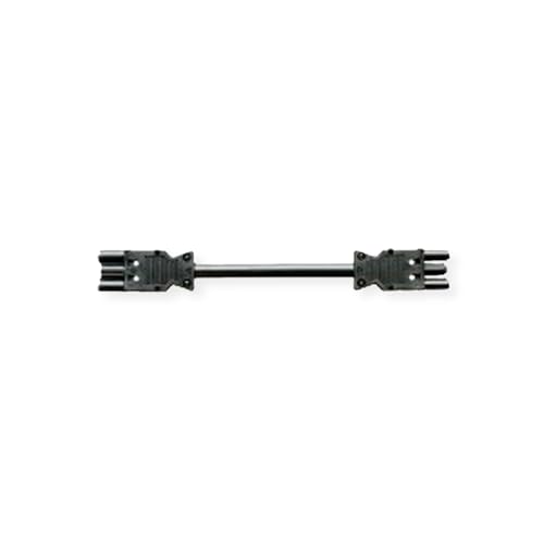 BACHMANN Geräteverlängerung GST18-3 Stecker/Kupplung, schwarz, 4 m
