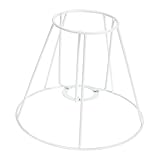 Cadre d'abat-jour vintage : idéal pour les accessoires d'éclairage diy, adapté aux types de lampes de table, lampes de bureau, lustres, etc., abat-jour vintage