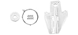Bossmobil elevalunas trasero derecho compatible con SEAT Toledo 2 SEAT Leon 1 SEAT Toledo II SEAT Leon I kit reparacion kit reparacion kit reparacion 1M0839462A