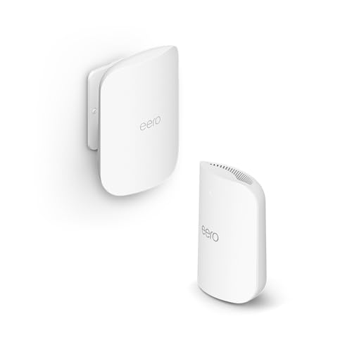 Image of Amazon eero Pro 7 (1-pack) with Amazon eero Outdoor 7 (1-pack) mesh wifi system