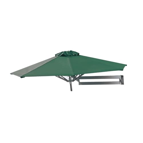 Parasol exterior de 220 cm con toldo de poliester resistente al viento