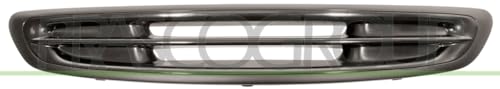 Kühlergitter ME3022001 PRASCO para Smart 450, rejilla de radiador negra lisa