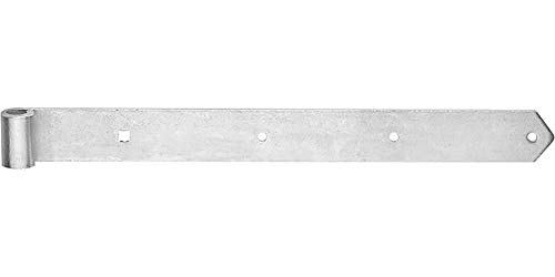 POLLMANN Tor-Ladenband Ende spitz für Dorn20mm,800mm Eisen, galv. hell verz.