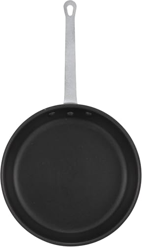 Winco AFP-10XC Commercial-Grade Aluminium Fry Pan/Skillet, 10", Silver