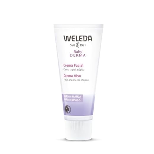 Weleda – Crema Facial de Malva Blanca, Cuidado Calmante, Nutre y Calma las Rojeces y Picor, con Aceite de Coco y Malva Blanca, Piel Hipersensible y Atópica, Vegana, Sin Perfume – 50 ml
