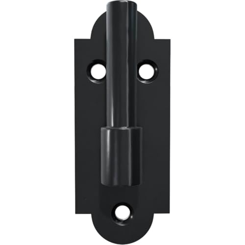 Image of SteelTek L-Hinge with 2 1 /4 inch Offset Shutter Kit, for Heights 36 inch-60 inch (Includes 4 L-Hinges, 2 Flat Hinges, 6 Pintels on Plate, 1 Pair S-Holdbacks w /Lag Bolt Shutter Support)