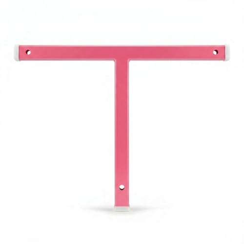 Image of GET IT 2 in 1 wall + Window Cradle Strong Metal Additional Tool to Convert Multi Usage | New Born Baby,Kids - Pink T-Shape