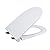 WinZo UF080 18.25" Elongated U Shape Toilet Seat Soft Close Quick Release UF Heavy Duty Bigger Cover White