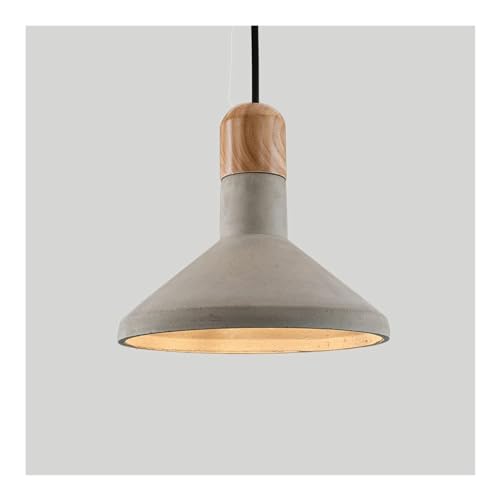 Lustre en ciment moderne gris pour illuminer chaleureusement votre balcon ou couloir