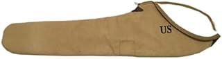 Warcraft Exports U.S. WW2 M1 Garand Fleece Lined Canvas Carry Case Repoduction-Khaki Color