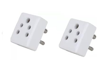 sauran Pack of 2 Pieces 5 Pin Multi Plug Socket Universal Travel Adaptor (ESP191)-picture-11