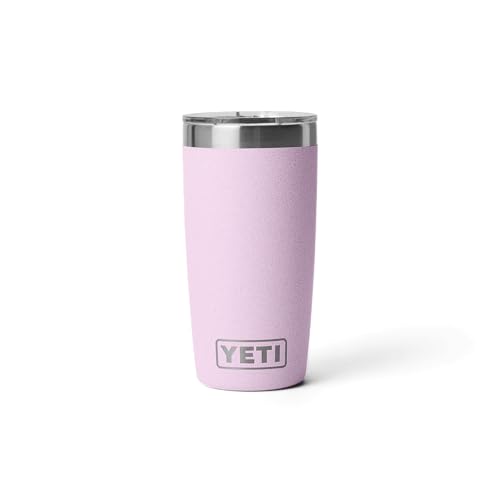 Image of YETI Rambler Tumbler, Vaccum Insulated Stainless Steel Tumbler with Magslider Lid, Cherry Blossom, 10 oz (295 ml)