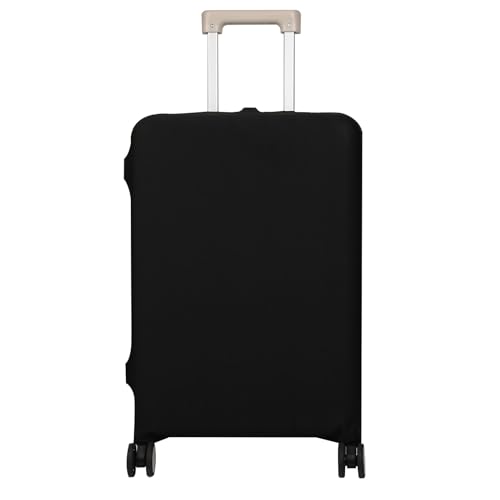26-28 Inch Elastic Suitcase Cover Dustproof Travel Trolley Baggage Protector Thickened Luggage Cover High-Elastic Suitcase Protective Covers for Wheeled Suitcases, Black