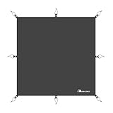 MOON LENCE テントシート グランドシート 耐水圧3000mm 軽量 コンパクト 厚手 防水シート レジャーシート アウトドア キャンプ 登山 ピクニック ハトメつき 収納袋付き 210*210cm