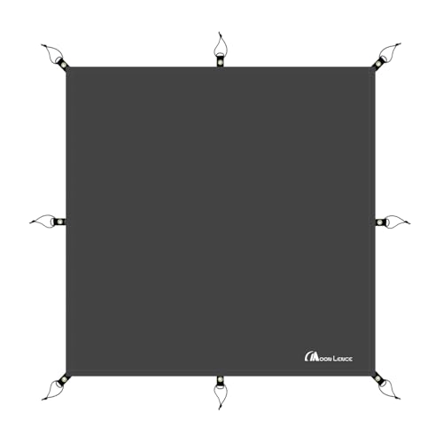 MOON LENCE テントシート グランドシート 耐水圧3000mm 軽量 コンパクト 厚手 防水シート レジャーシート アウトドア キャンプ 登山 ピクニック ハトメつき 収納袋付き 210*210cm