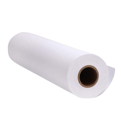 24 Inch x 10 Meter White Paper Roll, 100 GSM, for Wall Art, Painting, Drawing, Kids Easel, Wrapping-image-39