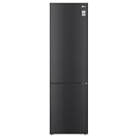 LG GBP62MCNAC Kühl-Gefrierkombi – 384 L, Energieeffizienz A, Total NoFrost, DoorCooling+, niedriger Geräuschpegel, modernes Design in Anthrazit Schwarz, 59,5 x 67,5 x 203 cm