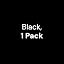 Black, 1 Pack