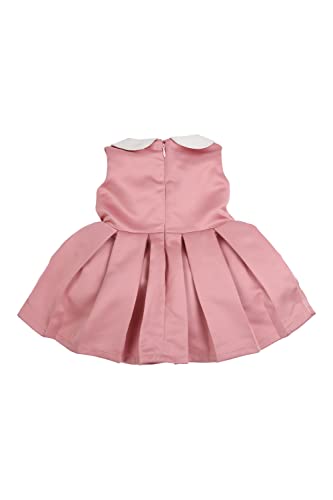 Image of Allen Solly Baby-Girl's Synthetic A-Line Knee-Length Dress