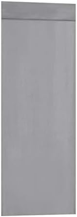DASNTERED Door Curtains, Room Curtain Light Blackout, Darkening Thermal Insulated Window Drapes for Home Door Entry, Home Hanging Curtains Drapes with Sticker (Light Grey,size:1pc)
